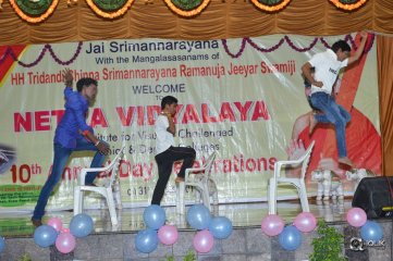 Raja The Great Team at Netra Vidyalaya 10th Anniversary Celebrations